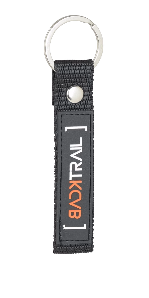 Korte lanyard met pvc label sleutelhanger - Afbeelding 2