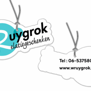Auto geurhangers in eigen vorm